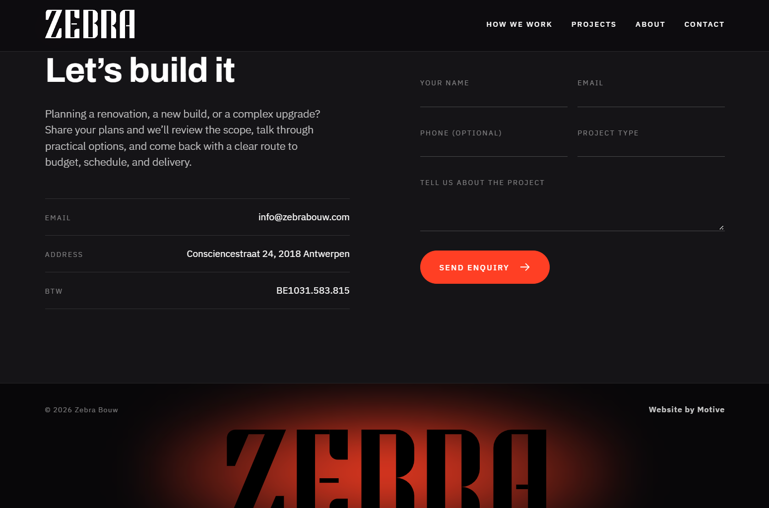 Zebra Bouw
